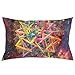 Produktbild Zcfhike Pillow Case 20"X30" Colorful Geometry Polygon Graphics Double Printed 100% Polyester Standard Pillowcases Super Soft Cover for Home Decorative Sleeping