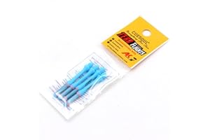 CUESOUL TERO AK7 Flechas de Dardos Telescopio de Resorte Incorporado para Flechas de Punta de Acero y Flechas de Punta Suave, Juego de 4 Piezas