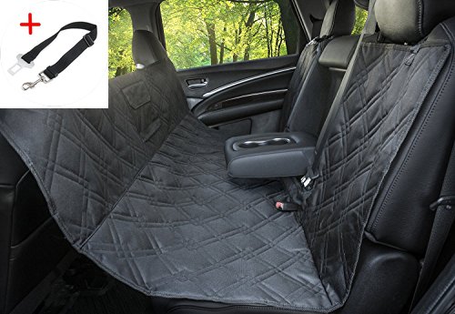 Preisvergleich Produktbild Pettom Auto-Sitzabdeckung hundedecke hunde autositz wasserdichter Hundesitzbezüge Anti-Rutsch-Reise Auto-Sitzabdeckung Heavy Duty Dog Hammock Rücksitzschutz für Autos Trucks und SUVs (einschließlich eines Auto-Sicherheitsgurt)