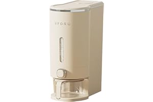 Keyacht Contenedor de Arroz Dispensador de Alimentos Soporte para Contenedor de a Prueba de Humedad para Granos Cereales Soja Maíz Arroz Harina