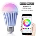 Produktbild Magic Hue LED Lampe WIFI Beleuchtung dimmbar Energiesparlampen mit Amazon echo Alexa Sunrise Farbige Leuchtmittel Sonnenaufgang Smart E27 und E26 16 Mio Farben fuer Android und IOS (7.5W+Color)