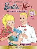 Barbie and Ken Vintage Paper Dolls (Barbie) (Paper Doll Book) by