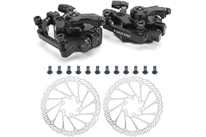 SUNGOOYUE VGEBY Kit de Frein ¨¤ Disque de v¨¦lo, Ensemble d'¨¦Trier de Frein ¨¤ Disque Avant Arri¨¨re ¨¤ Force de freinage puissante Universelle pour v¨¦lo de Montagne