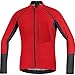 Produktbild GORE BIKE WEAR 2 in 1 Herren Soft Shell Mountainbike-Jacke, Abnehmbare Ärmel, GORE WINDSTOPPER, ALP-X PRO WS SO, Größe: XL, Rot/Schwarz, SWPALP