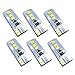 Produktbild AOLVO 6 X T10 LED Birne, 3030 SMD Canbus Weiß Xenon Parklicht Standlicht, DRL Lampe Replacement Auto Glühbirne