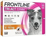 FRONTLINE Tri-act Chien - Anti-puces et anti-tiques pour chien - 5-10kg - 6 pipettes