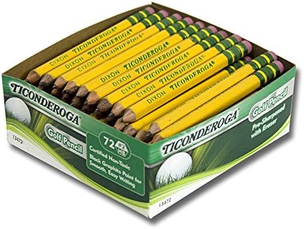 TICONDEROGA GOLF PENCILS BOX OF 72