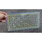 İşkur makina Plastik Şeffaf Sarı 30x15 Terzi Modelist Okul Patcwork Cetvel