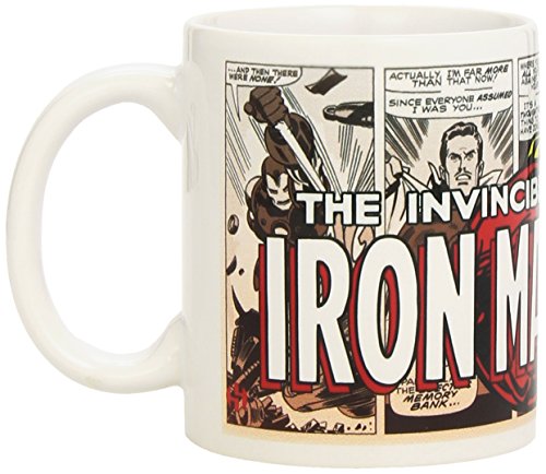 Semic-Distribution-smug014--Mbel-und-Dekoration--Tasse-Marvel-Retro-Serie-1--Iron-Man