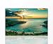Produktbild BERGER DESIGNS - Naturbild "Bay on Oahu" 70 x 110 cm auf Leinwand und Holzkeilrahmen - Beste Qualität, handgefertigt in Deutschland