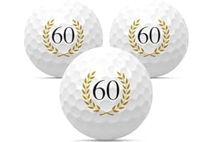 MYNT Golfbälle im 3er Set zum Geburtstag Golfgeschenk Golf Geburtstagsgeschenk Geschenk Geschenkidee Jubiläum Jahrestag Happy Birthday 18 20 22 25 30 33 35 40 44 45 50 55 60 65 66 70 75 77 80 85 88 90