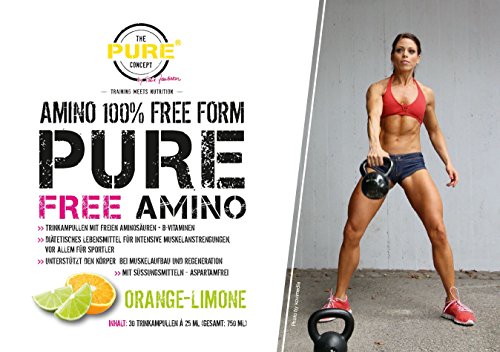 Preisvergleich Produktbild PURE FREE AMINO 100% free form, 30 Ampullen