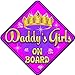 TORQ DADDYS GIRLS Baby on Board Car Window Sign