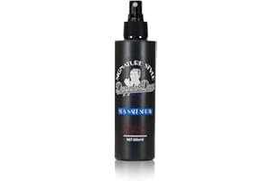 Dapper Dan Signature Style Spray d'eau de mer, Spray texturisant au sel pour hommes, pour du volume et de la tenue, Fini mat naturel, Parfum de Bergamote et de Cuir, 200ml