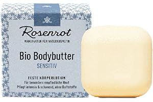 Rosenrot Naturkosmetik - Bio Bodybutter - Wildrose - 70g - Für trockene & reife Haut - Glättet & stärkt die Hautelastizität