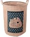GreenForest Linen Round Laundry Storage Basket, Jewelry