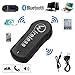 Produktbild Kabelloser Bluetooth Empfänger/Car Kit, Tragbarer Kabelloser Audio Adapter 3,5mm Aux Stereo ausgang (Bluetooth 3,5, A2DP, eingebautes Mikrofon) für Heim Audio Musik Streaming Soundsystem