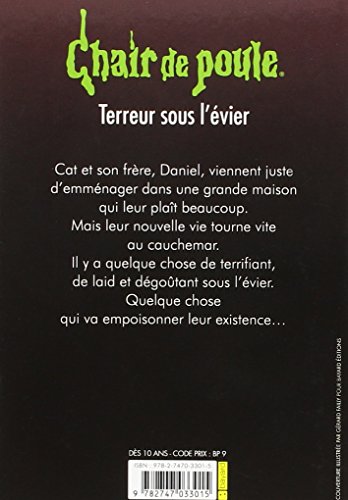 Book's Cover of Chair de poule , Tome 21: Terreur sous l'évier