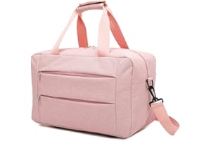 Raykong Ryanair Borsa da Cabina 40x20x25 cm Bagaglio da Viaggio Borsa da Cabina per Aereo a Mano Cinghia Regolabile con Rinforzo per le Spalle.(Cab2-invi-Rosa)