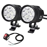 normativa faros antiniebla moto 【3 Modos de Funcionamiento】- Los 3 modos son Luz permanente, Luz de parpadeo, Luz de parpadeo altenativo entre izquierdo y derecho. Se pueden seleccionar con el interruptor de la motocicleta en diferentes condiciones de uso.