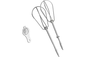 Daaxing Accesorios de batidor de mano, accesorios de batidor de acero inoxidable, batidor de mano de cocina de repuesto para Kenwood (2 varillas de alambre)