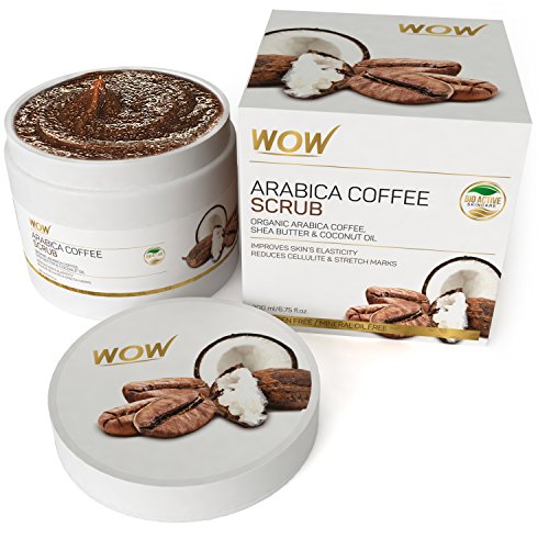 WOW Arabica Coffee Scrub -Organic Arabica Coffee,Shea Butter & Coconut Oil -No Paraben & Mineral Oils RS.494 (24.00% Off) - Amazon