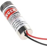 Alkatronik &Ccedil;izgi Lazer Mod&uuml;l Kırmızı 650nm 3-5v 5mw 650nm Pointer Lens Ile Odak Ayarlı 12mm &Ccedil;ap