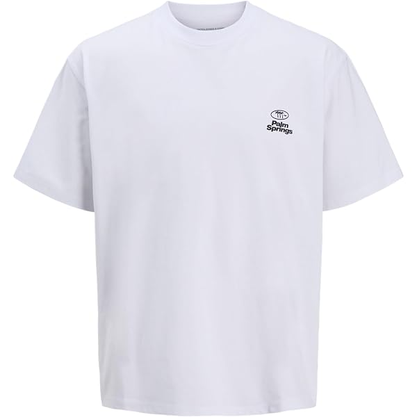 Jack & Jones JORSANTORINI TEE CREW NECK - T-shirt basic - gray mist/grigio