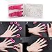 Travelmall Nail Art Decoration 26pcs Nail Polish Glue Model Spill Proof Manicure Protector Tools Reusable 10 Sizes Pack Nail Polish Easy Nail Polish Stencil(26pcs)