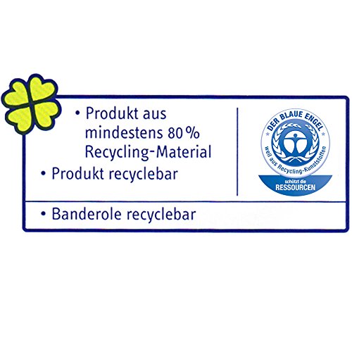 Öko Müllbeutel mit Zugband – 60 Liter (60 Stück) – Extrem Reißfest & Flüssigkeitsdicht – 3er Pack (3×20 Stück) – „Blauer Engel“ Zertifikat - 3