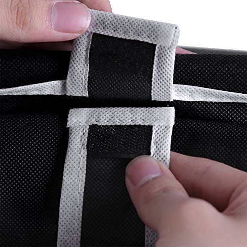 Songmics XXL 10 Schicht Schuhregal für ca. 45 Paar Schuhe Schuhschrank Schuhständer 88 x 28 x 160 cm Schwarz RXJ36H - 9
