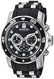 Invicta 6977 Pro Diver - Scuba Herren Uhr Edelstahl Quarz schwarzen Zifferblat