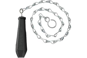 MERRIWAY Bulk Hardware - Catena per cassetta alta WC, con manico in gomma