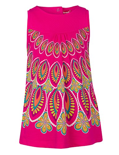 Desigual Baby-Girls Ohio Dress, Red (Raspberry Bis 3159), 1 Year