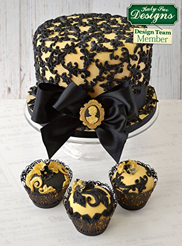 Leaf Flourish – Katy Sue Designs Silikonform für Tortendekorationen Cupcakes Fondant und Zuckerwaren - 5