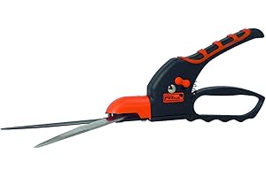 GARTEN PRIMUS Jardin Primus Cisaille à Gazon, Noir/Orange, 30,6 x 7,3 x 2,5 cm, 02410