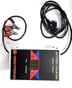 DigiTronix- Automobile Battery Charger for Car, Bike DG Set 12V 6Amp Fully Automatic