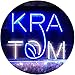 Produktbild ADVPRO Kratom Dual Color LED Barlicht Neonlicht Lichtwerbung Neon Sign White & Blue 400 x 300mm st6s43-i3207-wb
