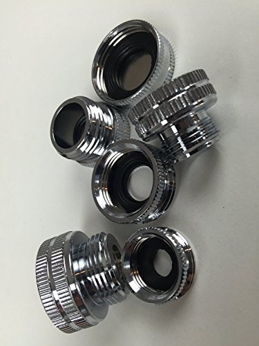 Endkappe gerändelt 3/4″ IG Chrom/Messing - 2