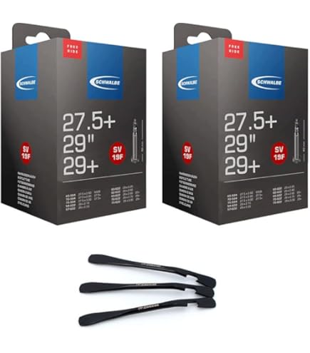 Schwalbe SV 19 Lot De 2 Chambres à Air 27,5 28 29'' SV 40 Mm (40/62-584/635) 3 Démonte-pneus - Foto 3