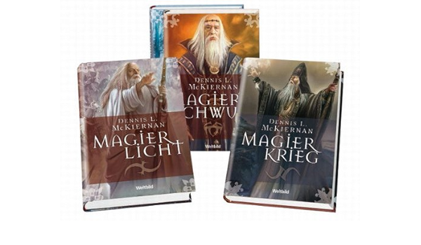 Magierlicht Magierkrieg Magierschwur Magiermacht 4 Bande Fantasy Saga Amazon De Dennis L Mckiernan Bucher