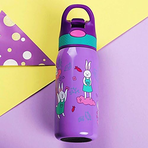 Rollsnownow 304 Stainless Steel Hot Water Bottle Kid Heat Preservation High Capacity Outdoor Travel Girl Boy Insulation Pots Warm Pot Kettle Insulation Cup 500ML ( Color : C )