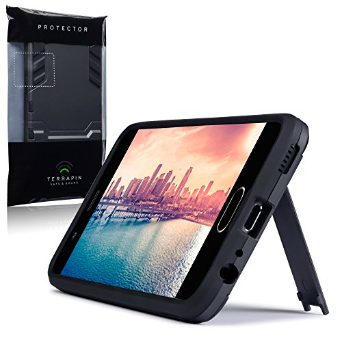 Huawei P10 Carcasa H  brida de Silicona   Polycarbonato Doble Resistencia  y soporte para mesa - Negro oscuro