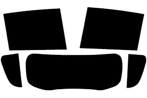 PSSC WINDOW FILM PSSC Pre Cut Rear Car Window Films for Dacia Sandero 5 Door Hatch 2012 to 2016 20% Dark Tint