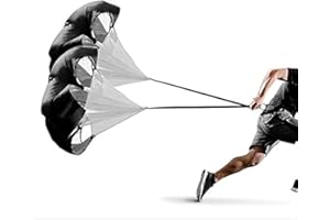 Fortitude Sports Running Parachute For Speed Sprint Resistance Training | 54 Inch Running Resistance Trainer Speed Chute For Sprinting, Rugby, Football Training, Fitness