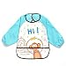 Produktbild Oral-Qunisex - kinder childs kunst - handwerk gemälde schürze baby wasserdicht lätzchen mit ärmeln & tasche, 6-36 monate, einen dunkelblauen affe, reihe 1