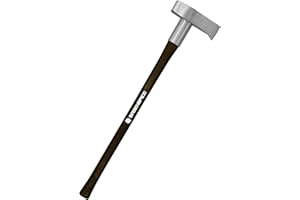 Sägenspezi Spalthammer Spaltaxt mit 90 cm Stiel aus Hickory Holz 3000 g mit Lederschutz für die Schneide