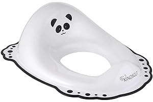Kindsgut riduttore wc per bambini, in colori tenui e moderni, privo di sostanze nocive e adatto ai bambini, bianco, Panda