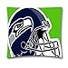 Produktbild NFL Football Seattle Seahawks 3 Custom Zippered Decorative Throw Pillow Case for Couch 18x18 inch(Two Sides) by Colorhouse
