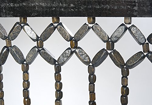 Türvorhang Perlenvorhang Deko Vorhang Holzperlenvorhang Gardine - 4